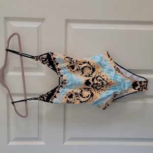Versace inspired swimsuit